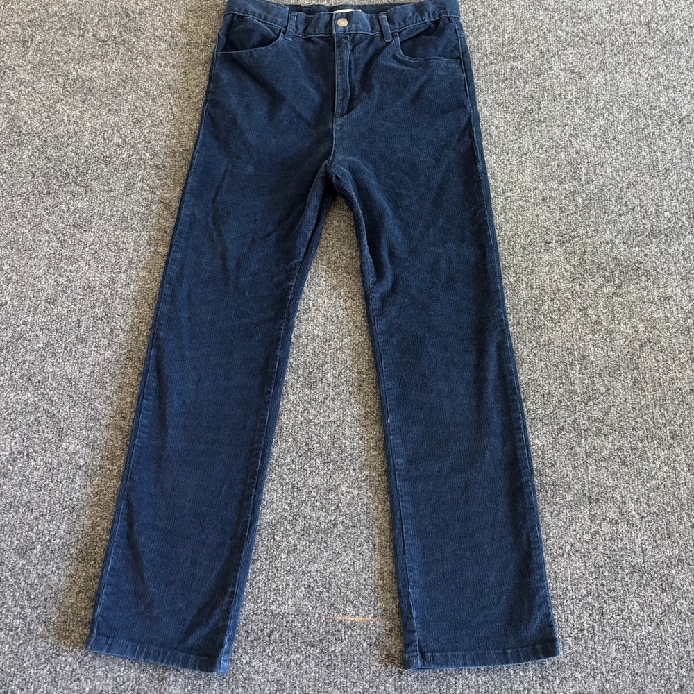 Appaman Kids Navy Blue Corduroy Straight Leg Pants Size 12
